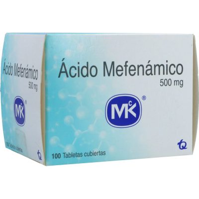 ACIDO MEFENAMICO 500MG TAB REC  CAJ X 100 MK
