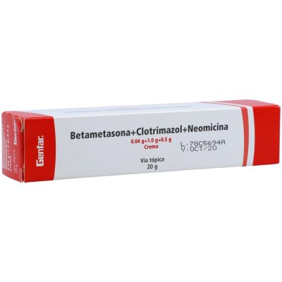 BETAMETASON+CLOTRIMAZ+NEOMICIN (0.04+1+0.5)% CREM TOP  TUB X 20GR GENFAR