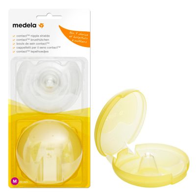 PEZONERA DE CONTACTO ESTUCHE REF 200.1594 PAQ X 2 MEDELA TALLA M