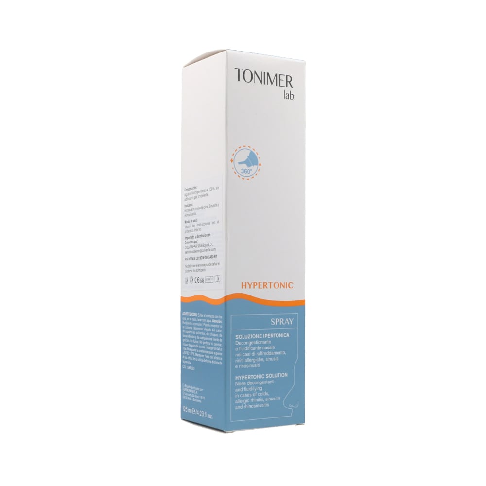 TONIMER HYPERTONIC REF I48V01630 CAJ X FSCO X 125ML