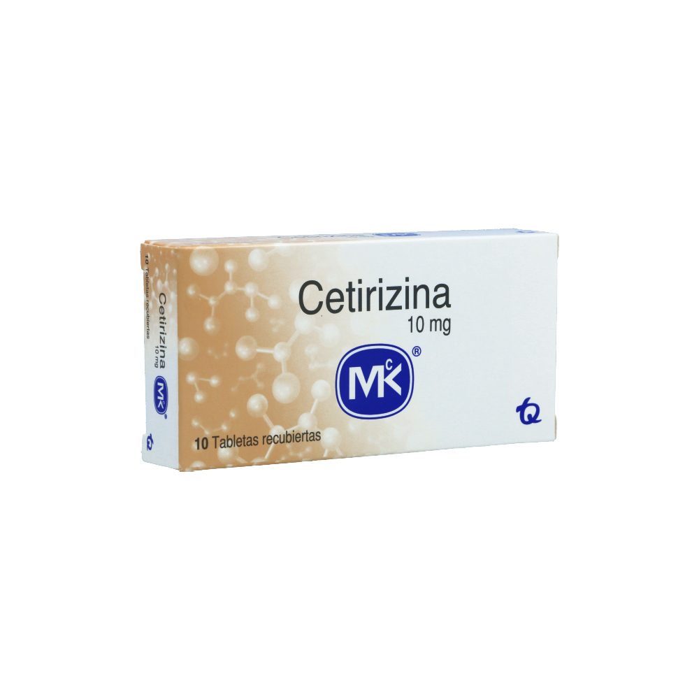 CETIRIZINA 10MG TAB REC CAJ X 10 MK