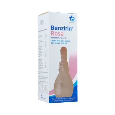 BENZIRIN ROSA DUCHALISTACANULA 0.1% SOL VAG  FCO X 140ML