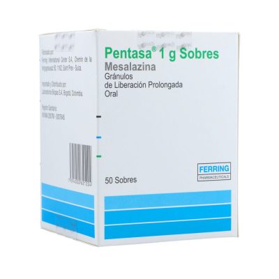 PENTASA SOBRES 1GR/SOB GRAN LIB PROL  CAJ X 50SOB