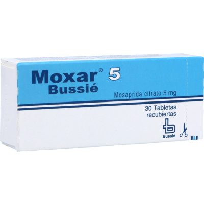 MOXAR 5MG TAB REC CAJ X 30