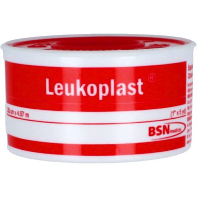 ESPARADRAPO LEUKOPLAST CAJ X 6 BSN 1PULG X 5YARDAS BLANCA