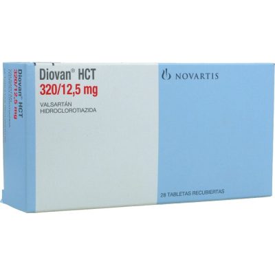 DIOVAN HCT (12.5+320)MG TAB REC  CAJ X 28