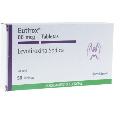 EUTIROX 88MCG TAB  CAJ X 50
