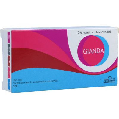 GIANDA (2+0.03)MG TAB REC CAJ X 21