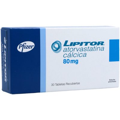 LIPITOR 80MG TAB REC  CAJ X 30