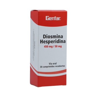 DIOSMINA+HESPIRIDINA (450+50)MG TAB REC CAJ X 30 WINTHROP
