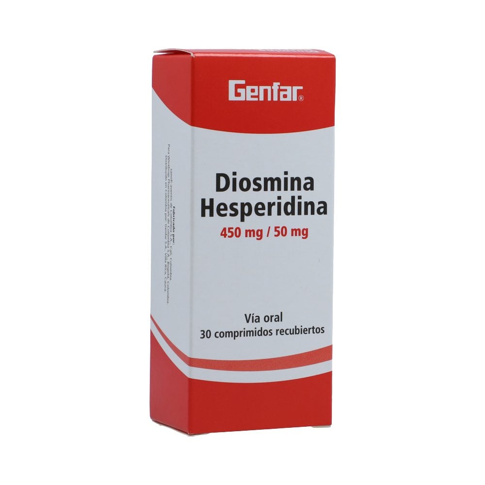 DIOSMINA+HESPIRIDINA (450+50)MG TAB REC CAJ X 30 WINTHROP