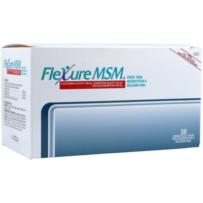 FLEXURE MSM (1200+1500+2400)MG/SOB POLV SOL ORAL CAJ X 30 PINA-NARANJA