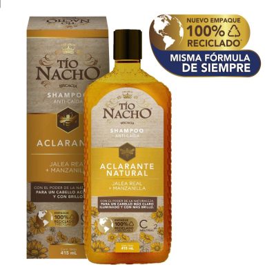 SHAMPOO ANTI-CAIDA ACLARANTE TIO NACHO FCO X 415ML