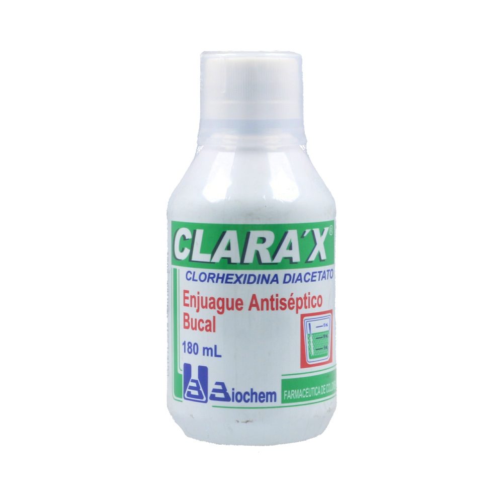ENJUAGUE BUCAL ANTISEPTICO 0.2% SOL BUC CLARA X FCO X 180ML