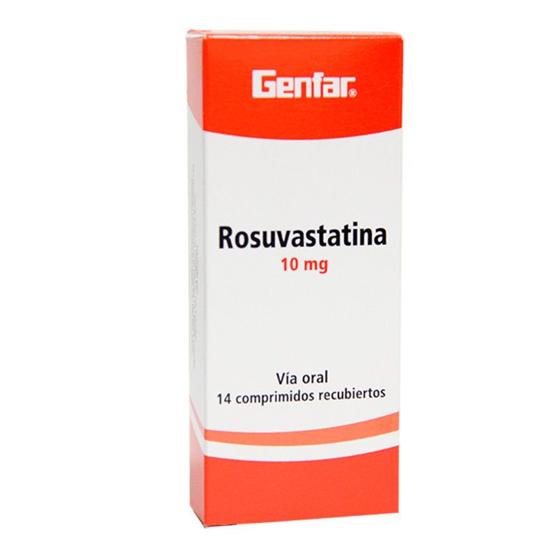ROSUVASTATINA 10MG TAB REC CAJ X 14 GENFAR