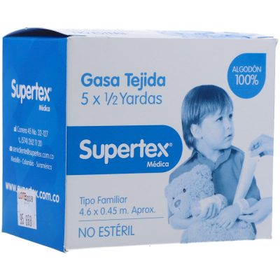 GASA NO ESTERIL CAJ X 1 SUPERTEX 4.6X0.45M