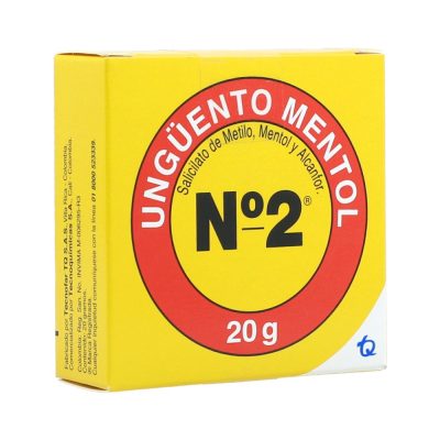 UNGUENTO MENTOL No 2 (3+4+14)% UNG TOP LAT X 20GR