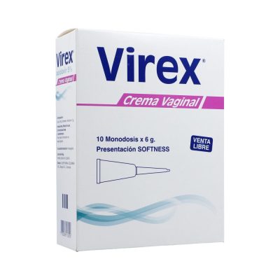 VIREX 5% CREM VAG CAJ X 10TUB X 6GR