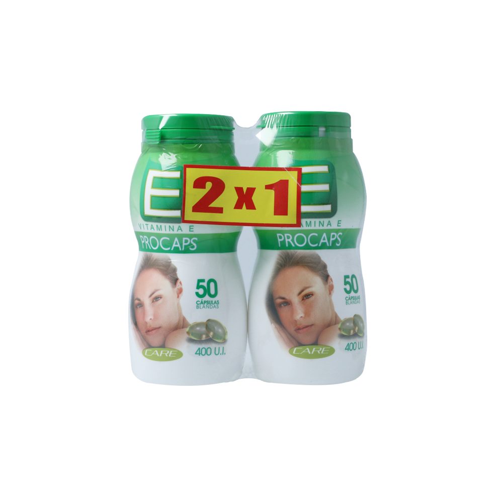 VITAMINA E FCOX50 PAG1 LLE2 400UI CAP BLAND PAQ X 1 PROCAPS