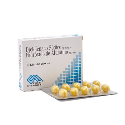 DICLOFENACO+HDX ALUMINIO (200+100)MG CAP BLAND  CAJ X 10 PROCAPS