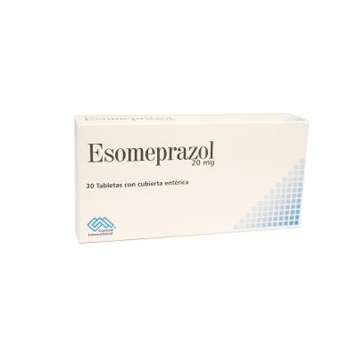 ESOMEPRAZOL 20MG TAB LIB RET  CAJ X 30 COLMED