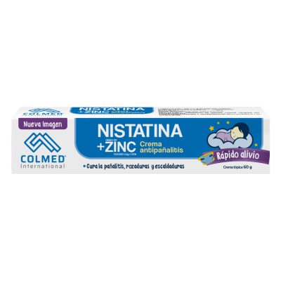 NISTATINA+OXIDO DE ZINC 10MUI/100GR+20% UNG TOP TUB X 60GR