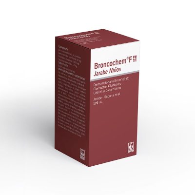 BRONCOCHEM F NINOS (1.8+0.005+10)MG/5ML(0.036+0.0 JBE  FCO X 120ML