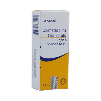 OXIMETAZOLINA CLORHIDRATO 0.25MG/ML(0.025%) SOL NAS  FCO X 15ML LA SANTE