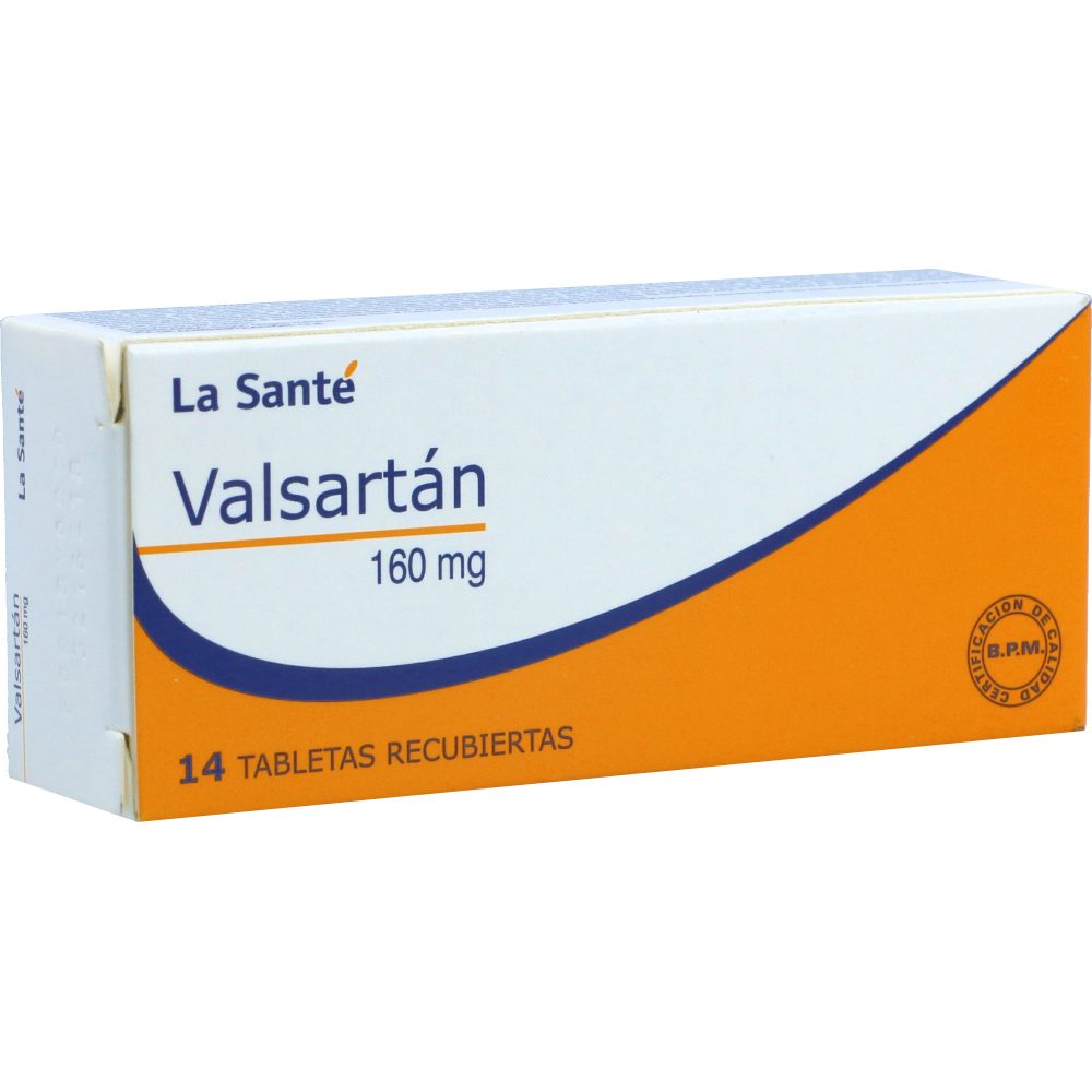 VALSARTAN 160MG TAB REC CAJ X14 LA SANTE