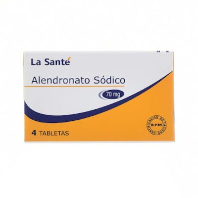 ALENDRONATO SODICO 70MG TAB  CAJ X 4 LA SANTE