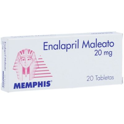 ENALAPRIL 20MG TAB CAJ X 20 MEMPHIS
