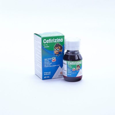 CETIRIZINA 5MG/5ML(0.1%) JBE FCO X 60ML MEMPHIS CEREZA