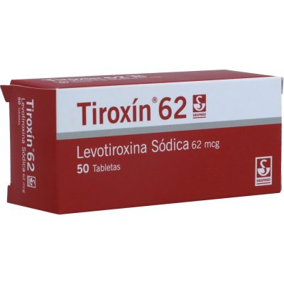 TIROXIN 62MCG TAB CAJ X 50