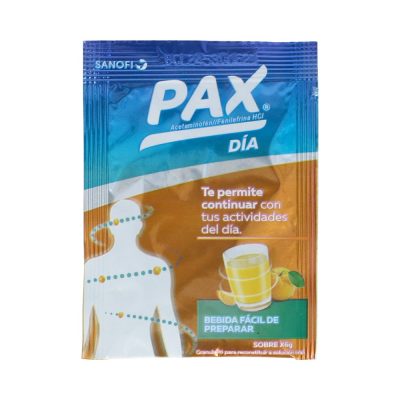 PAX DIA (500+10)MG/SOB GRAN SUSP ORAL CAJ X 24SOB X 6GR NARANJA