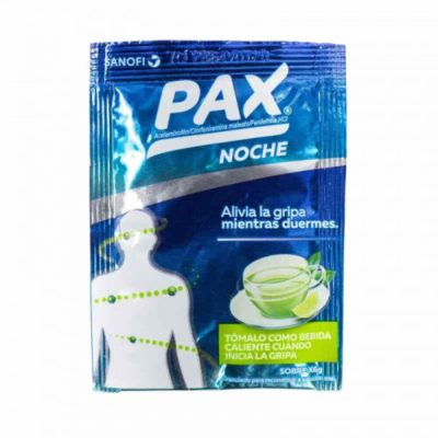 PAX NOCHE (500+2+10)MG/SOB GRAN SUSP ORAL CAJ X 24SOB X 6GR LIMON