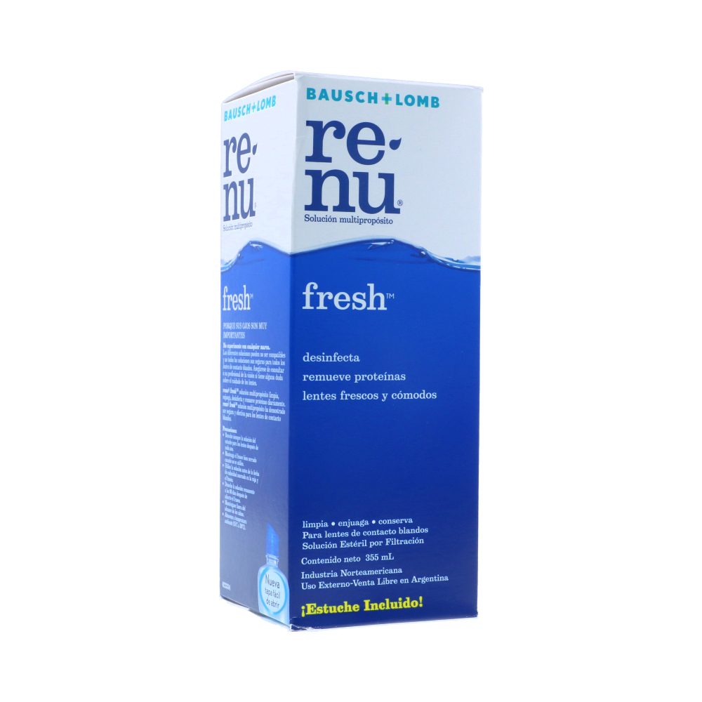 SOL P/LENTES D/CONT RENU FRESH FCO X 355ML BAUSH & LOMB
