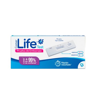 PRUEBA DE EMBARAZO TIPO CASSET CAJ X 1 COMERLIFE TEST
