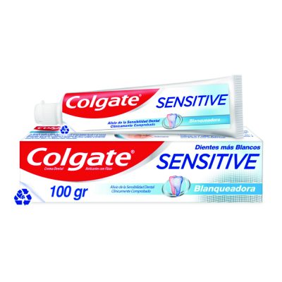 CREMA DENTAL COLGATE SENSITIVE BLANQUEADORA TUB X 100GR