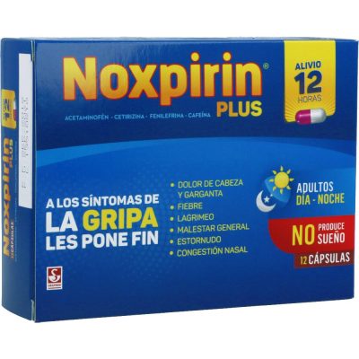 NOXPIRIN PLUS (500+30+5+10)MG CAP CAJ X 12