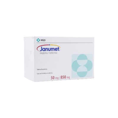 JANUMET (850+50)MG TAB REC  CAJ X 56